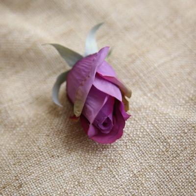 China 2021 New Arrival Silk Purple Preserved Decorative Rose Long Lasting Artificial Flowers Cheapest Flower Heads for sale