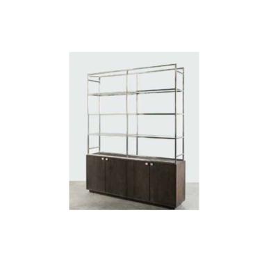 China Living Room Cabinet Wood Side Cabinet With Shelf for sale