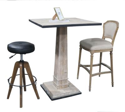 China Bartisch Balktabel Kitchen Bar Stools Antique Height Adjustable Wooden (Others) Dining Tables for sale