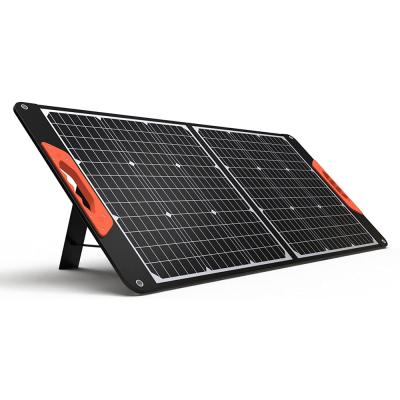 China Solar Power System 100W Solar Panel Portable Foldable Solar Charger with USB QC 3.0/Type C Output/PD 45W /DC18V for sale