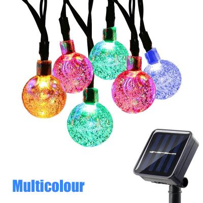 China Christmas Party Outdoor LED Decorations ABS+PC Indoor Solar Garden String Lights for sale