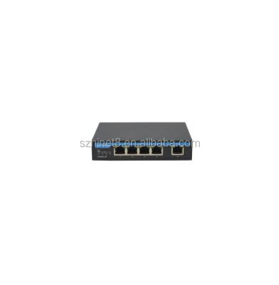 China 4*10/100M POE Ethernet PoE Switch Power Desktop Unmanaged Fast Adapter 65W with 4 PoE for sale