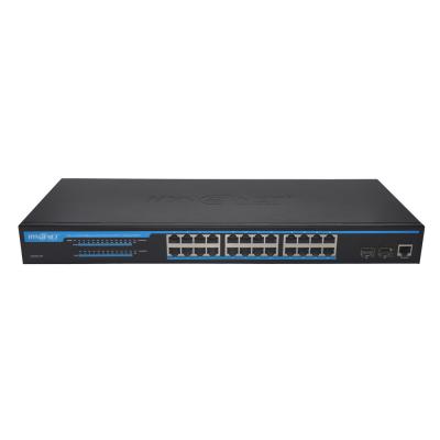 China LACP L2+ Network Switch Managed 24G POE Switch with 2G SFP Uplink for IP Camera for sale