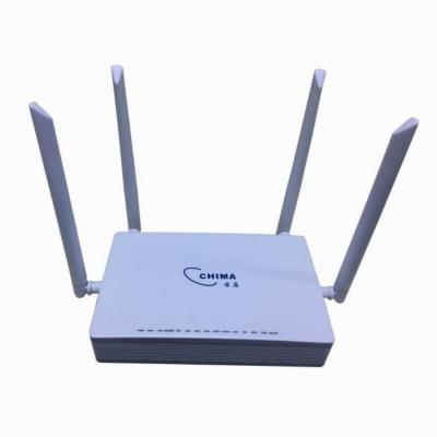 China FTTH FTTB FTTX Network Fiber Optic FTTH 4GE+11N+11AC WiFi GPON ONU Compatible with ZTE/HUAWEI/Fiberhome OLT 5dBi External 25dBm WiFi Antennas for sale