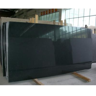 China Modern High Quality Polished Chinese Shanxi Black Granite 2CM Large Thick Slabs For Sale for sale