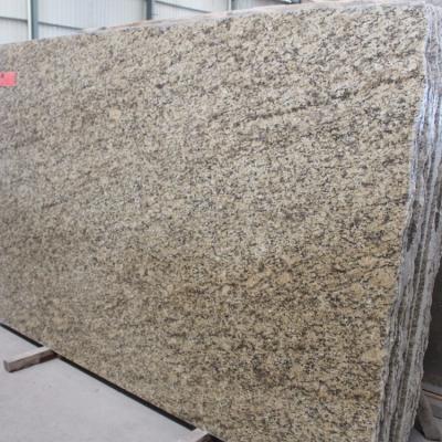 China Modern Natural 2CM Thick Yellow Granite Stone Slabs From Brazil Giallo Farfalla Tiles Price Dubai for sale