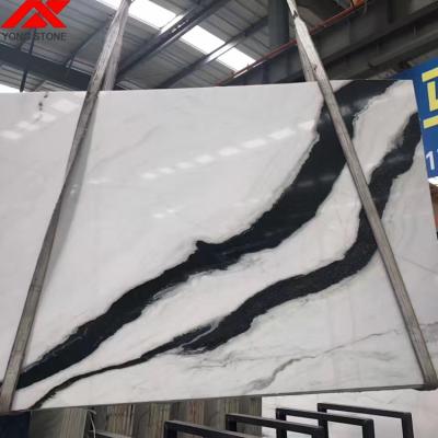 China Price China Manufacturer Modern Panda White Marble Marble With Black Veins Slab for sale