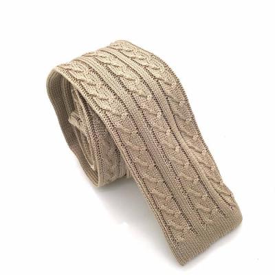 China Factory wholesale custom silk and polyester men's business woven neck tie neck tie knitting ties for sale for sale