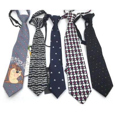 China Polyester factory wholesale cheap simple school tie for students en venta