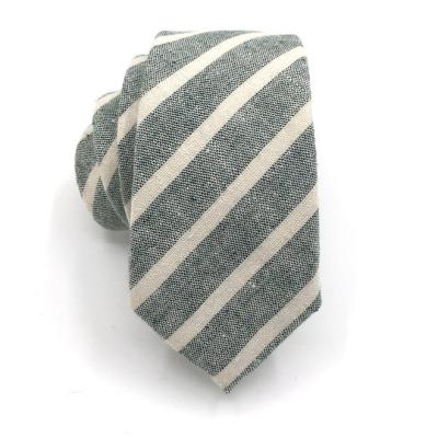 China China Tie Manufacturer Luxury Tie Linen Wool Blended Tie Men Slim 6cm Tie for sale