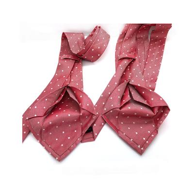 중국 Jacquard Woven Silk No 7 Fold Lining Tie 148*8.5cm 판매용