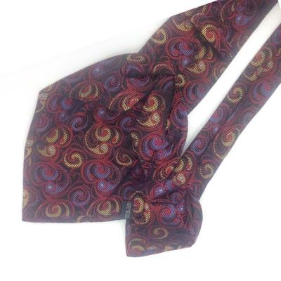 Cina Mens 7 Fold Tie In Silk Wool Mixed Handrolled Blades 7 Fold Silk Ties 148*8.5cm in vendita