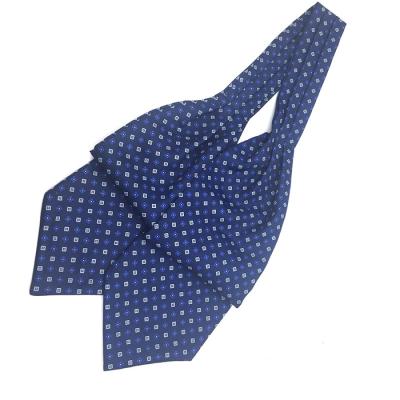 China Custom Patterned Silk Scarf Mens Business Neckerchief Necktie for sale