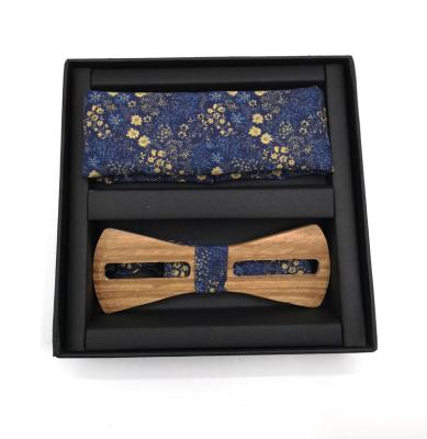 China Wooden new product handmade wooden bow tie en venta