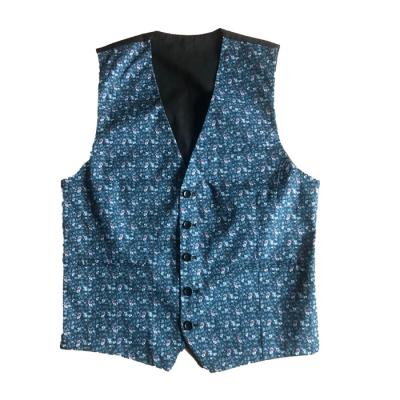 Cina Anti-Shrink Color Contrast Woolen Fabric Mens Vests Suits Casual Vest For Men in vendita