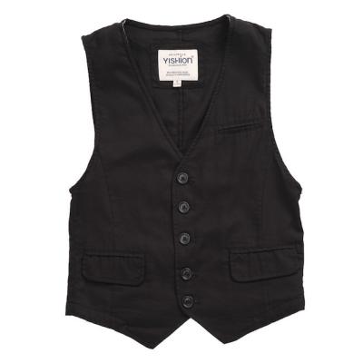 China Anti-Shrink Color Contrast Woolen Fabric Mens Vests Suits Casual Vest For Men for sale