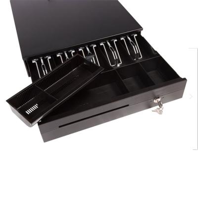 China All Metal + Spray Paint (Face Paint Can Be Customized) 5 Electric Opening Bill Trays Manual Customizable Colors Cash Register Cash Box Metal Sliding Money Drawer for sale