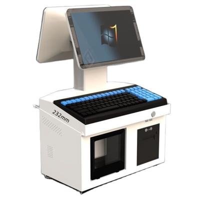 China Cheap Price POS Cashier Equipment 14 Inch Touch Screen All In One 64G Touch Screen Cash Register SSD for sale