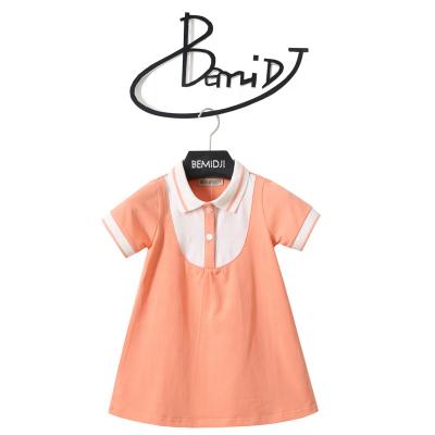 China Bemidji/Bemidji new summer children's cotton children's dress breathable fashion girl princess skirt bead floor simple skirt for sale