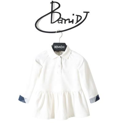 China Bemidji Children's Dress Spring and Autumn Children's Long Sleeve Lapel Princess Dress Breathable Casual Style for sale