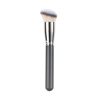 China Private Label Synthetic Fiber Applicator 2pcs Vegan Facial Foundation Slanted Concealer Makeup Set Brush for sale