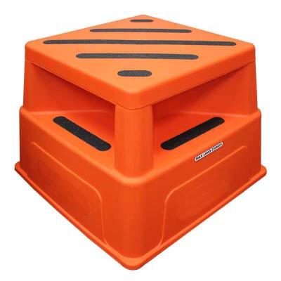 China Storage Square HDPE Plastic Stage Stand Industrial Step Stool for sale