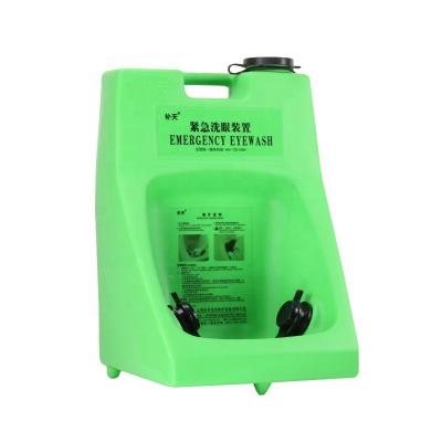 China Fed 8 Gallon Green Portable Gravity Eye Wash Portable Eye Wash Station for sale