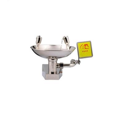 China Eye Face Wash Wall Mounted Eye Wash Station With Stainless Steel Basin for sale