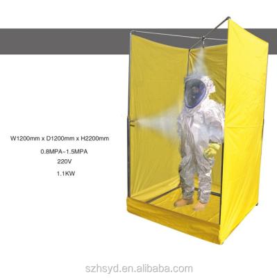 China High Quality Rapid Response SS304 Portable Decontamination Shower With CE Marked for sale