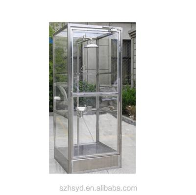 China Industry Use Histay Stainless Steel Emergency Safety Equipments Shower Room For Eye Wash And Shower for sale