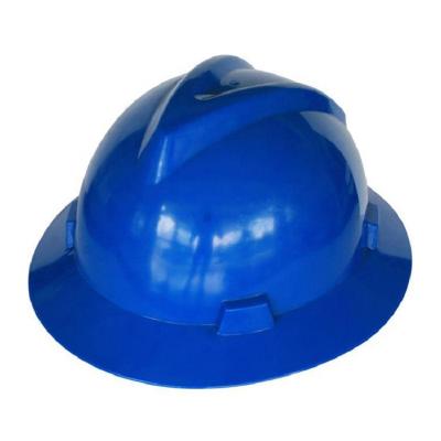 China Air Design White HDPE Edge V Full Guard Industrial Safety Helmet With Chinstrap for sale