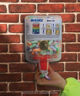 China Non-Toxic Clicking Mechanism For Easier Use And Dispensing Bulk Earplugs Dispenser for sale