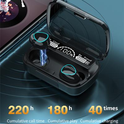 China Perfect 2022 New M10 TWS Stereo Wireless Charging Earphones 2000mAh Box M10 Earbuds Waterproof Headsets With Microphone for sale