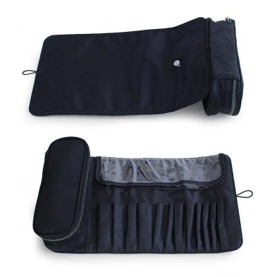 China Fashion Makeup Brush Bag Rolling Case Pouch Holder Pockets Cosmetics Bag for sale