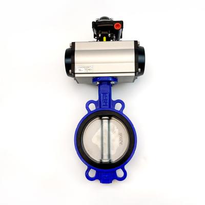 China Sealing Water Butterfly Valve DN150 With Pneumatic Actuators for sale