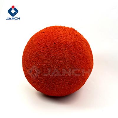 China Sponge Rubber Concrete Pump Cleaning Ball Customized DN125 for sale