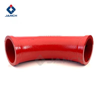 China ST52 Twin Wall Concrete Pump Elbow 3m 1m 2m For Concrete Trailer Pumps for sale