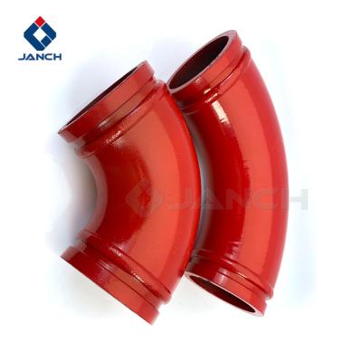 China Twin Wall Verlengde Beton Pipe Elbow Beton Pomp Dubbele Elbow Pipe 90 Graden Te koop