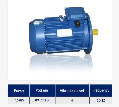 China Jingke Screw Conveyor Gear Motor Asynchronous Three Phase Motor 7.5Kw for sale