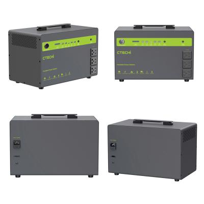 China USB Type C DC AC 600W Lithium Battery Bank Portable Power Station For Outdoor Camping Fishing Home Backup for sale