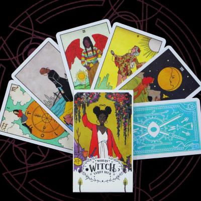 China Custom Oracle Paper Tarot Cards Wholesale Waite Tarot 78 Cards The Modern Witch Tarot Deck for sale