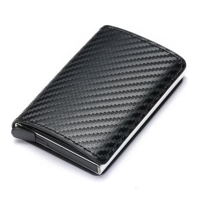 China Fashion Flip Style Leather Business Name Card Wallet Stand Professional Card Holder for sale