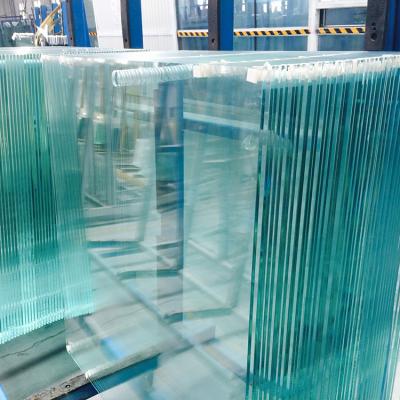 China Warehouse 12mm Tempered Balustrade Fencing Glass for sale