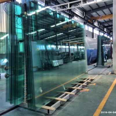 Cina Supermarket Silk Screen Printed Laminated Tempered Glass Customized in vendita