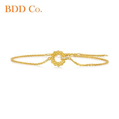 China 18K Real Gold CLASSIC Diamond Bracelet Trending Design Bracelet For Women Jewelry for sale