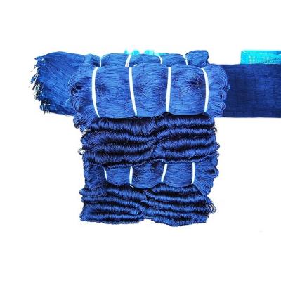 China Durable And Strong Nylon Multifilament Fishing Net Bule Double Knotted 210d 9ply Color Twisted For Gill Net Fishing Supplies for sale