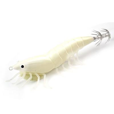 China Squid Baits Artificial Shrimp Glow Lightweight Bait Fishing Lure Wobblers Float Baits NF-FA02 for sale