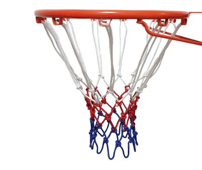 China High Quality Polyester New Arrival Factory Price Sports Net Red And White Basketball Nets for sale