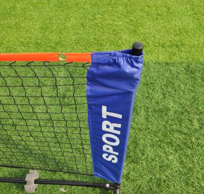 China Polyester factory direct sale polyester sports made knotless net used for badminton net for sale