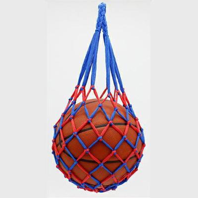 China Durable And Strong Mesh Net Nylon Bag Large Size Ball Carry Bag Football Sports Net Bag Basketball Storage Bag for sale